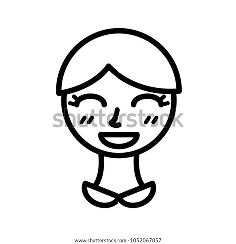 Short Hair Illustration Stock Vector Royalty Free 1052067857 Shutterstock