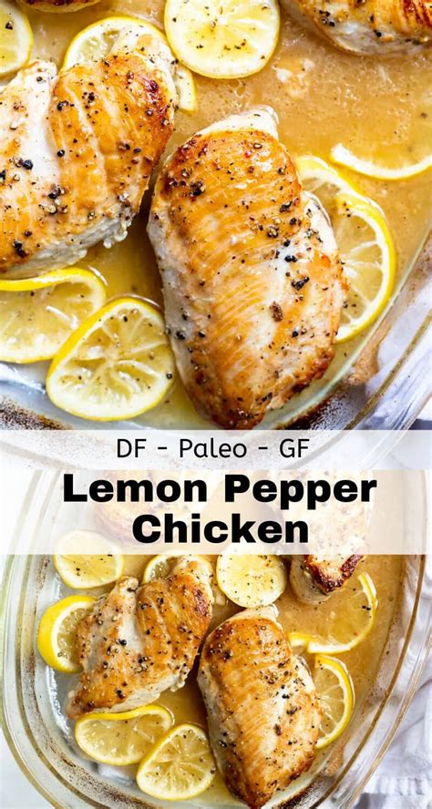 Baked Lemon Pepper Chicken Recipe Wonkywonderful