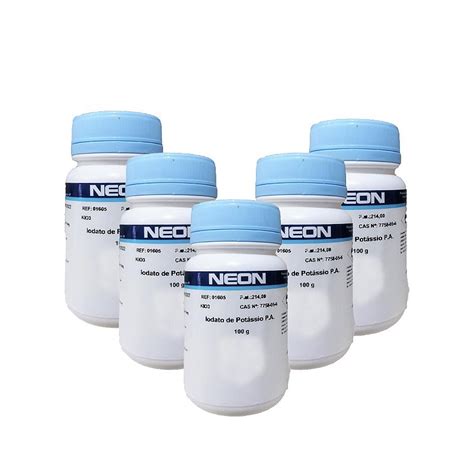 Kit Iodato Pot Ssio Pa Neon G C Unidades Laderquimica Linha