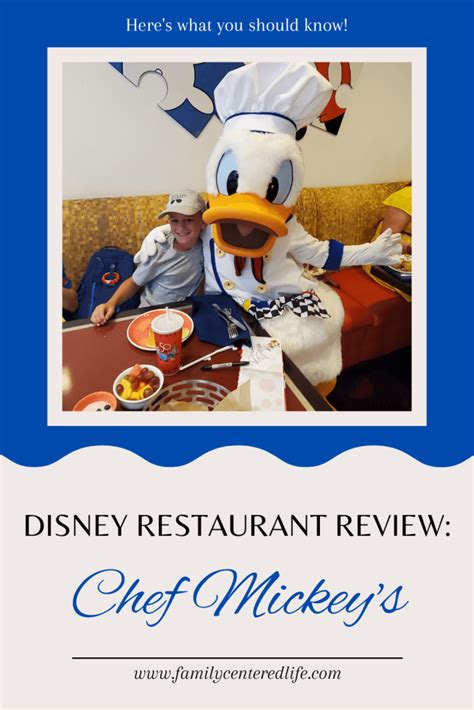 Exciting Disney Character Dining Review Of Chef Mickey’s