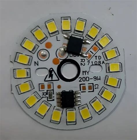 W D Dob Mcpcb Led Bulb Plate Cool White K At Rs Piece In New