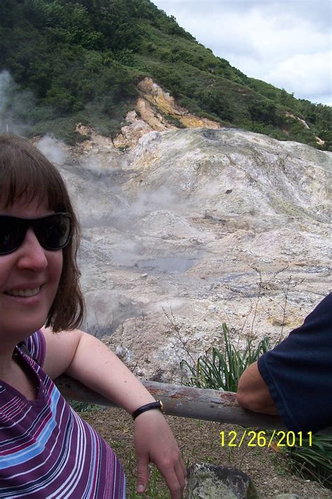 Here I Am At The Sulfur Springs In Soufriere St Lucia Flickr