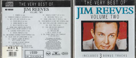 Płyta Cd Jim Reeves The Very Best Of Jim Reeves Volume Two 1991 I Wydanie 15629878259 Sklepy