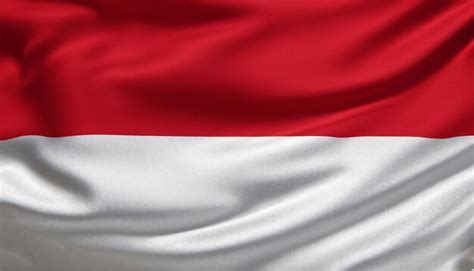 premium ai image flag  indonesia waving generative ai