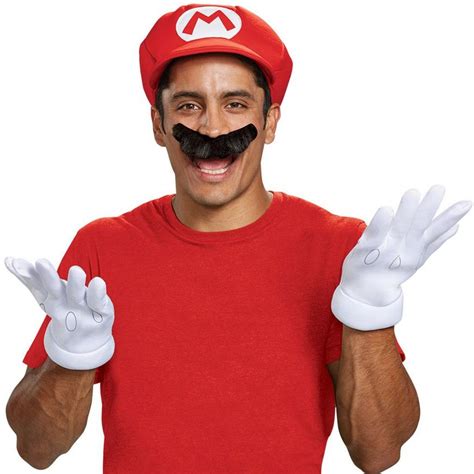 Adult Mario Costume Accessory Kit - Nintendo Super Mario Bros. | Party City