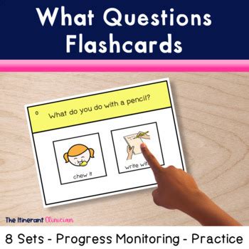 What Questions Flashcards Wh Questions With Visual Choices Speech Therapy