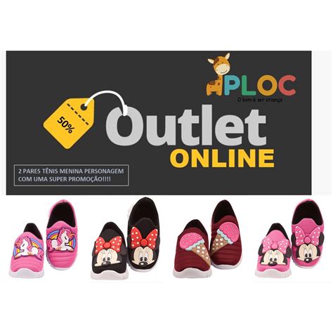 KIT 2 PARES OUTLET SORTIDO Tênis Infantil Menina Meia Calce Fácil