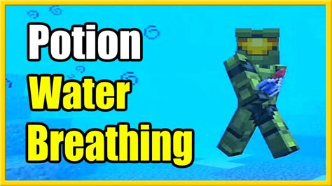 How To Craft Potion Of Water Breathing In Minecraft 8 Minutes Long Youtube