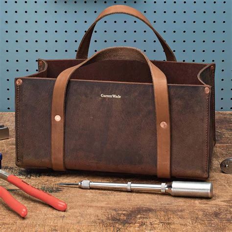 Leather Tool Bag Spacious And Sophisticated Garrett Wade