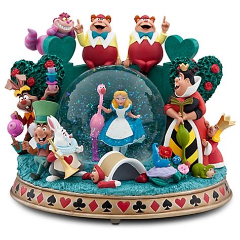 Disney Snowglobes Collectors Guide: Alice in Wonderland croquet match snowglobe