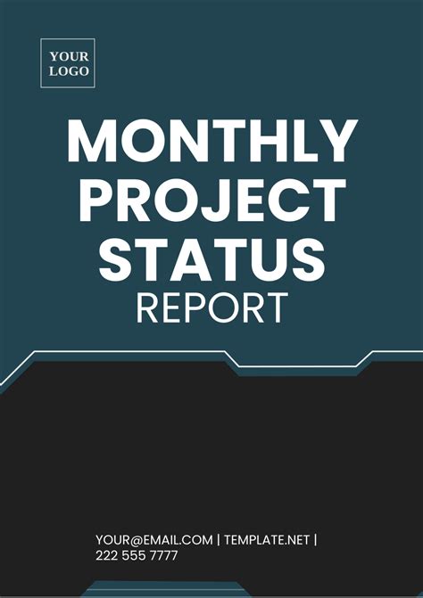 Free Monthly Project Status Report Template - Edit Online & Download | Template.net