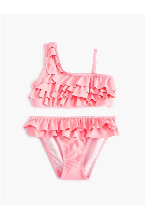 Koton Bikini Takımı Fırfırlı Tek Omuz İnce Askı Detaylı Fiyatı Yorumları