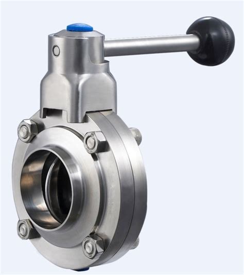 Ss304 316 316L Manual Butt Weld Sanitary Butterfly Valve China Valve