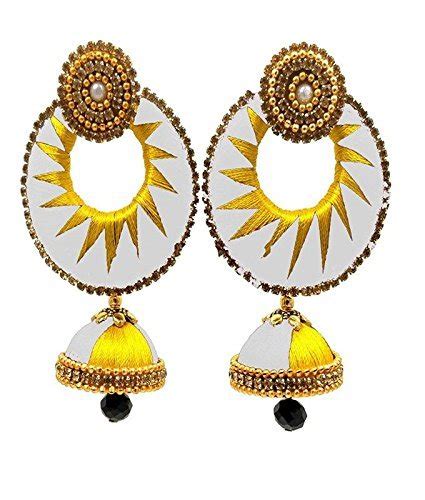 Ananya Silk Threads Earings Shape ChandBali At Rs 250 Pair In Surat