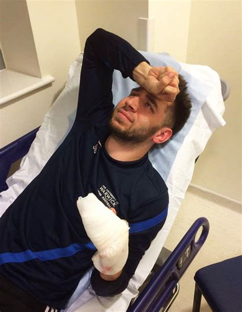 Graphic Content Footballers Finger Ripped Off In Freak Accident