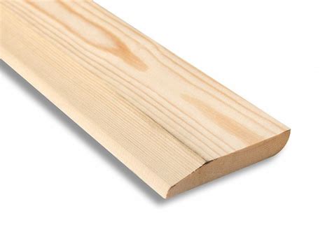 Red Pine Skirting Splayed Profile 18mm X 70mm Pefc Certified Redwood