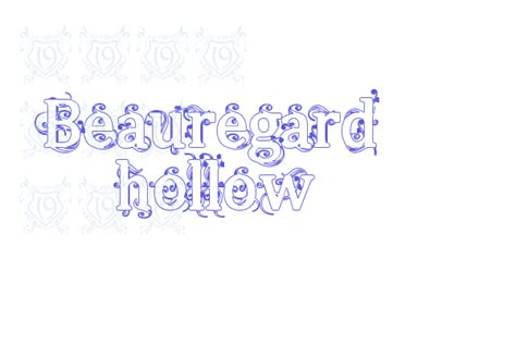 Beauregard Hollow - Font Free [ Download Now ]