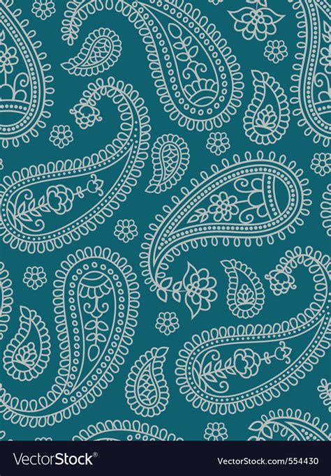 Indian Pattern With Paisley Royalty Free Vector Image