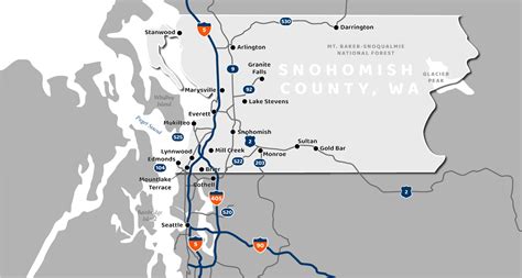 Snohomish County Map With Cities