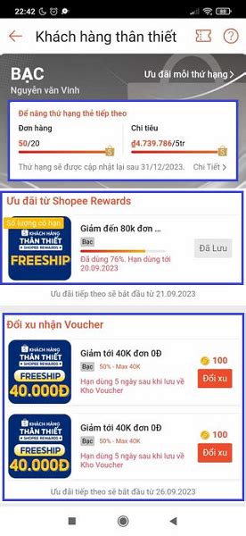 Shopee Rewards là gì Các hạng thành viên Shopee