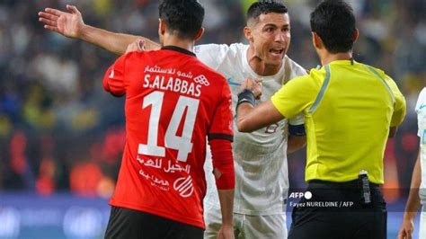 Emosi Cristiano Ronaldo Meledak Di Laga Al Nassr Wasit Diincar Musuh