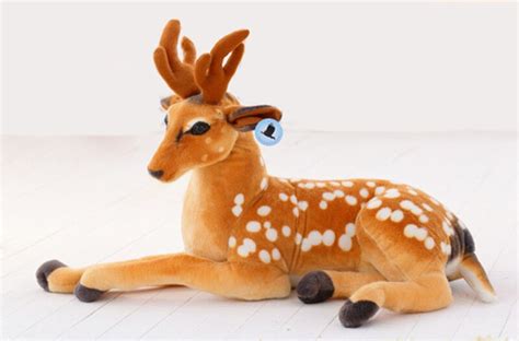 Lying Sika Deer Soft Plush Stuffed Animal Toys Dolls 118 156 169