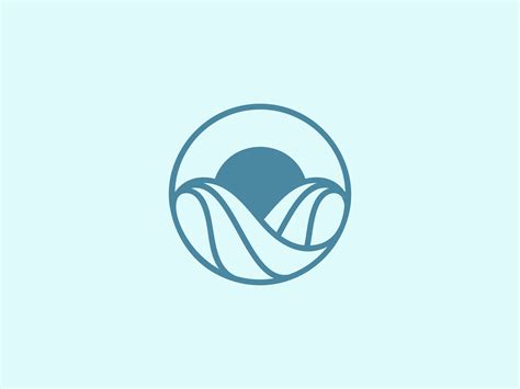 Ocean Logo by Murnifine Minimalist Logo Designer on Dribbble