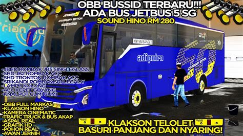 Obb Bussid Terbaru Ada Bus Jetbus Single Glass Full Basuri Remix