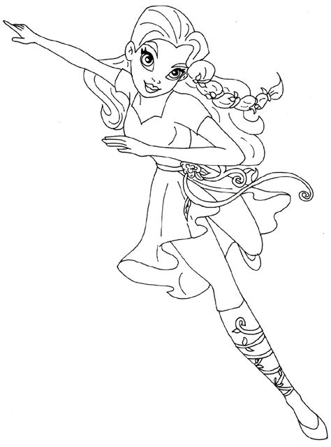 Poison Ivy Coloring Pages Free Educative Printable