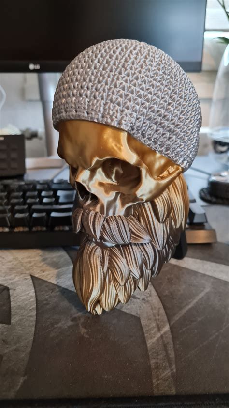 3D printer BEARD SKULL COLLECTION Nº1 made with FLSun Super Racer