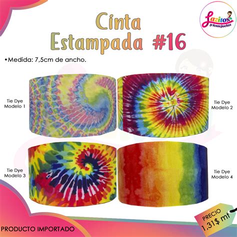 Cinta Estampada Lazitos Y Lentejuelas