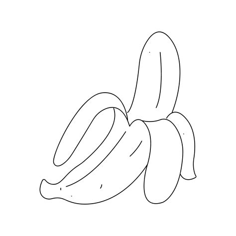 banana fruit drawing 1