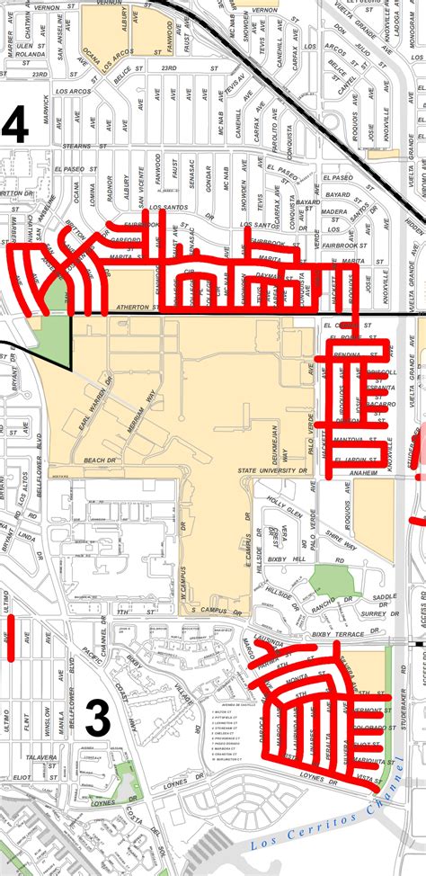 CSULB Campus Map