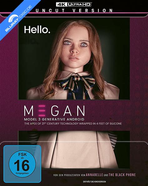 M3GAN 4K Unrated Kinofassung Limited Steelbook Edition 4K UHD Blu Ray