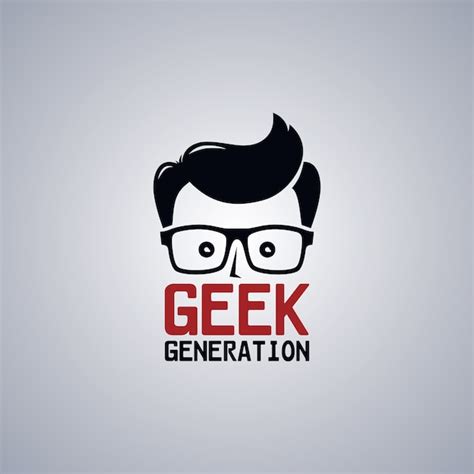 Premium Vector Geek Nerd Guy