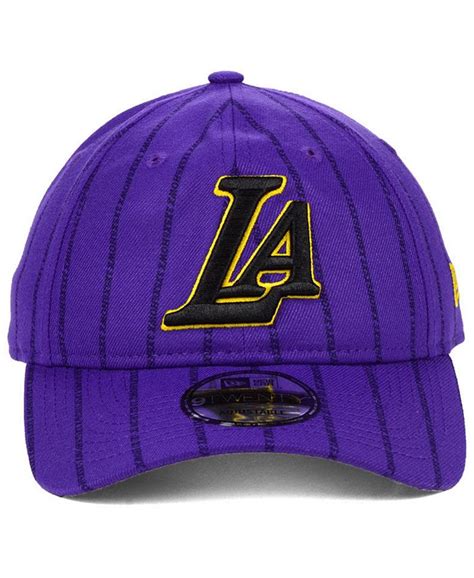 New Era Los Angeles Lakers City Series 9twenty Strapback Cap Macys