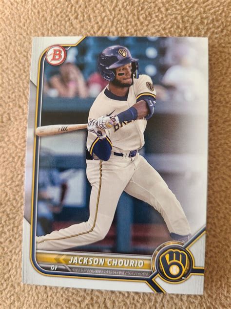 Bowman Draft Jackson Chourio Bd Milwaukee Brewers Top