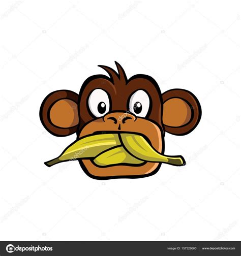 Speak no evil monkey Stock Vector by ©Noedelhap 157328660