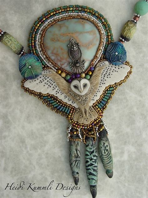 Pin By Ronda Grose On Jewelry In Bead Embroidered Pendant Bead