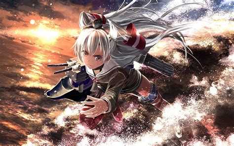 Amatsukaze art manga kancolle colección kantai Fondo de pantalla