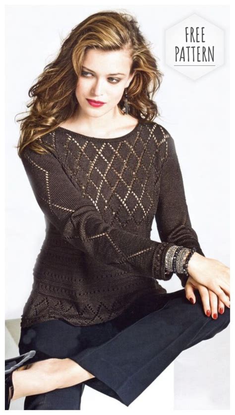 SILK YARN PULLOVER FREE PATTERN