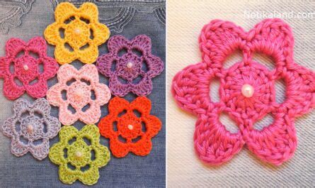 EASY TO MAKE 3D CROCHET MOTIF Crochet And Knitting