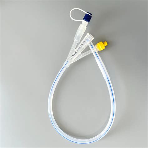 Disposable Sterile 100 Silicone Foley Catheter 3 Way Urine Catheter