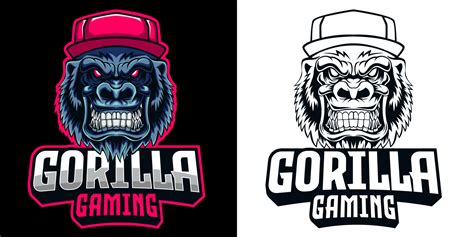 Gorilla Testa Esport Logo Portafortuna Design 11667958 Scarica