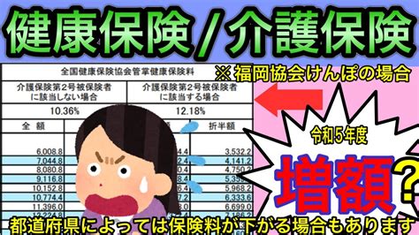 【令和5年度健康保険料介護保険料の変更について】2023年3月より協会けんぽの健康保険料率と介護保険料率が変更となります。社会保険労務士が