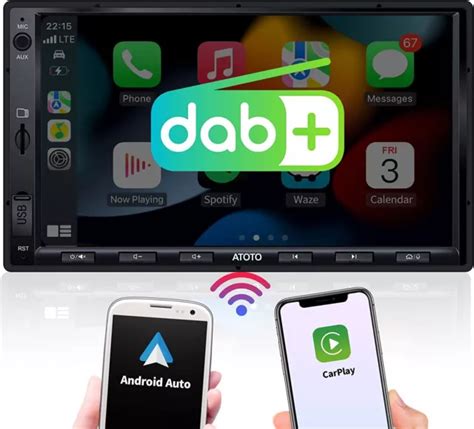 Atoto F Xe Doppel Din Autoradio Dab Fm Radio Wireless Carplay