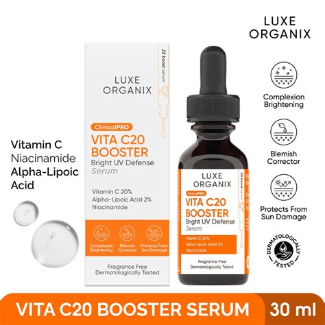 Luxe Organix Clinical Pro Vita C20 Booster Serum 30ml Watsons