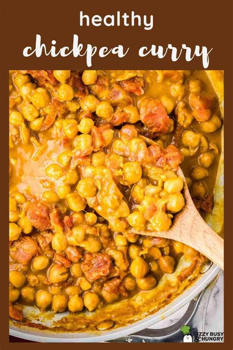 One Pot Chickpea Curry Vegan Dizzy Busy And Hungry