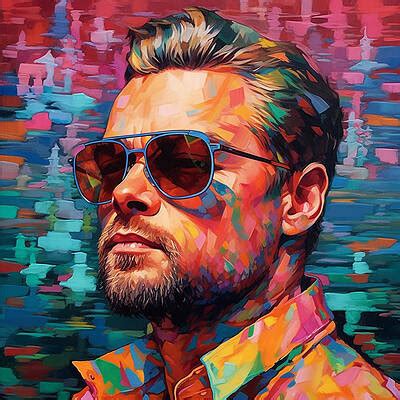 Dicaprio Art for Sale - Pixels Merch