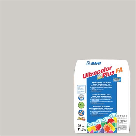 Mapei Ultracolor Plus Fa Frost 5077 All In One Grout 25 Lb In The